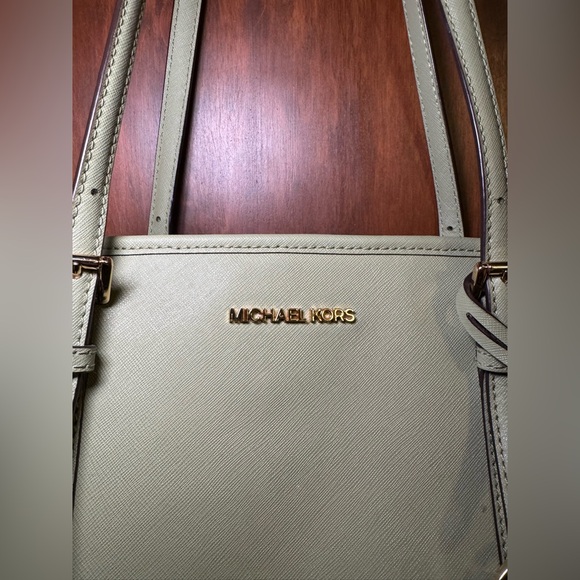 Michael Kors Light Green Tote Bag - Picture 2 of 13